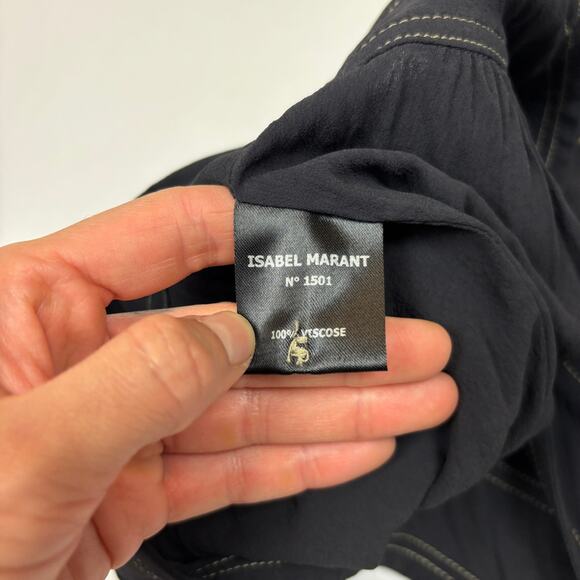 Isabel Marant Etoile Mini Skirt Women's 38 US Medium Preppy Quiet Luxury - Picture 7 of 10